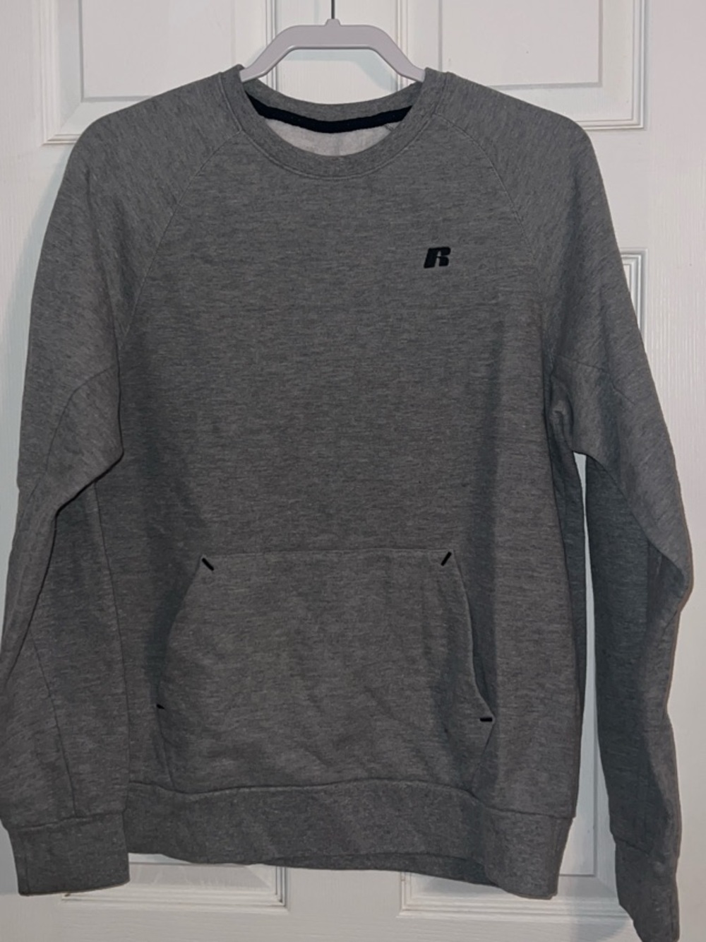 Russell Athletic Heather Gray Crewneck Pullover